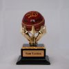 Sam Loxton - Invincible - autographed cricket ball - in stand