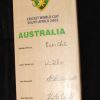 World Cricket Cup South Africa 2005 - Australian Women's team signed bat
