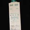 Mini bat signed by 4 Invincibles – Neil Harvey, Arthur Morris, Sam Loxton & Bill Brown