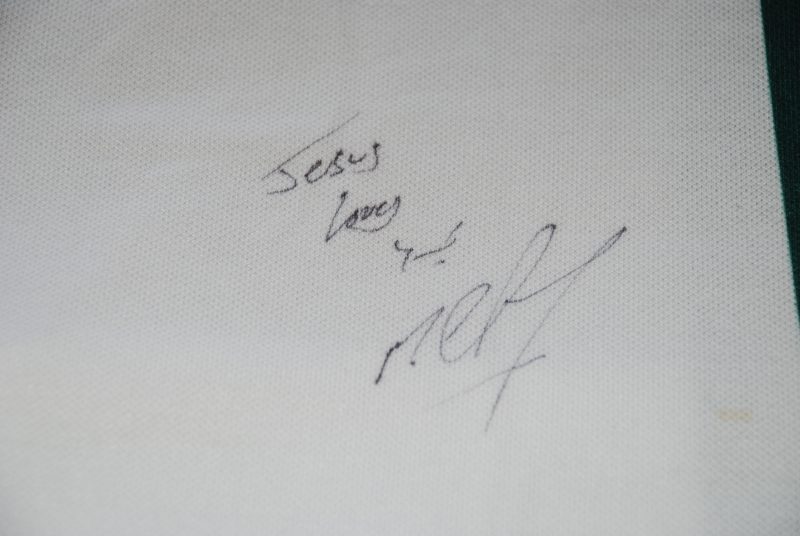 Michael Chang signed Reebok polo shirt - Image 2